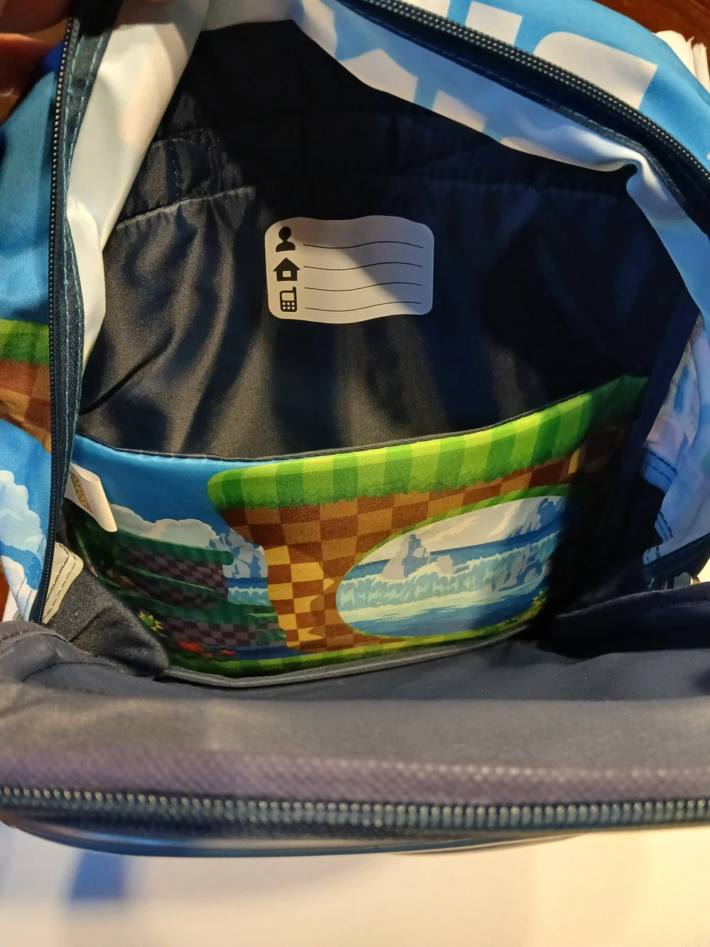 Sonic The Hedgehog Kids Backpack NWT 3D Molded School Book Bag Sega Tails Knuckl